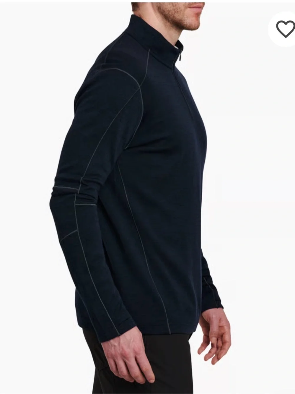Kuhl Invigoratr Merino Wool 1/4 Zip Aeroknit Long Sleeve Size Large Mens